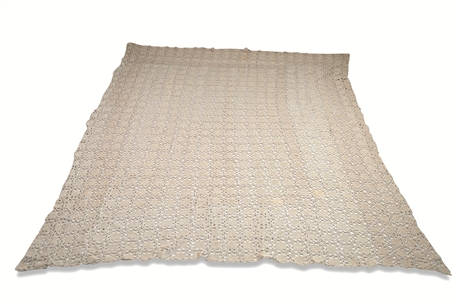 Antique Crocheted Bedspread