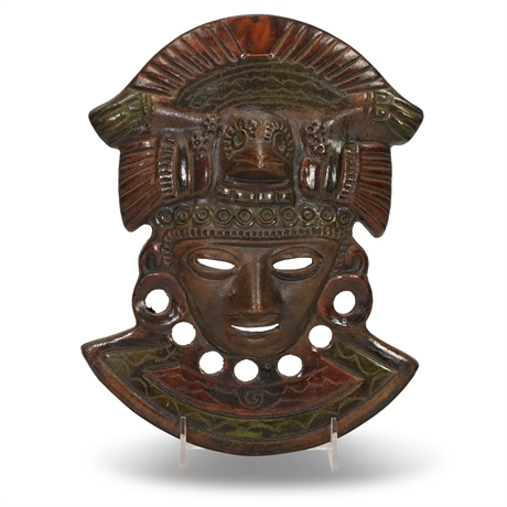 Vintage Aztec God Mask
