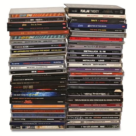 Kiss & Other Rock CDs