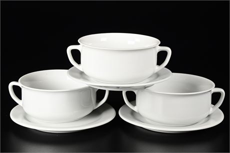 Williams Sonoma Soup Bowls and Bread Plates