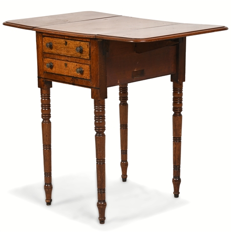 Antique Double Drop Leaf Table