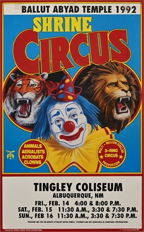 Shrine Circus-Albuquerque Poster