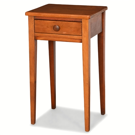 Shaker-Style Wooden Side Table