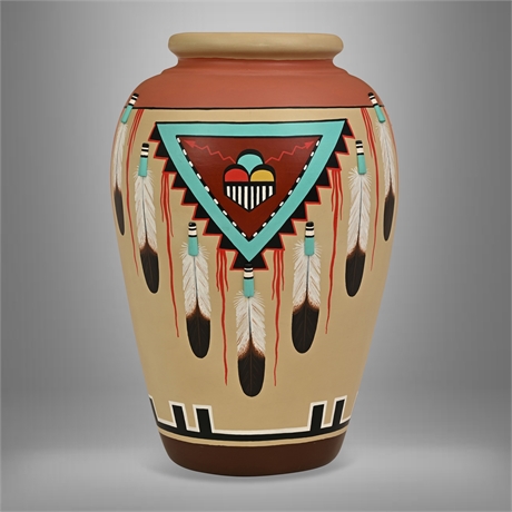Quanhoyeoma Mary Jo Reed Hopi-Style Kachina Ceramic Jar, Ltd. Ed. 6/101