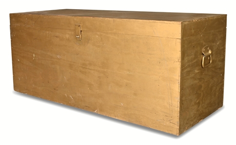 Wood Storage Trunk