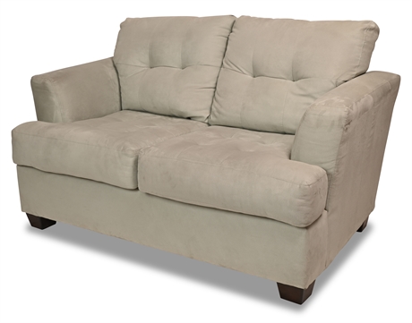 Hickory Microsuede LoveSeat