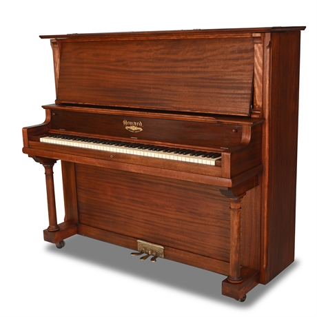 Howard Upright Piano with Mahogany Cabinet
