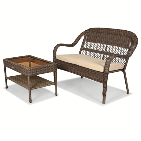 Hampton Bay Wicker Patio Set