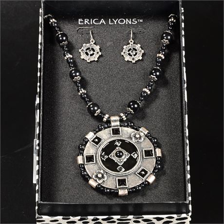 Erica Lyons Earring and Necklace Set