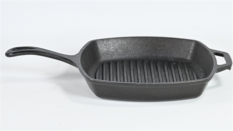 10.5" Cast Iron Grill Pan