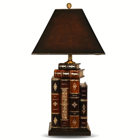 Maitland Smith "Stacked Books" Table Lamp