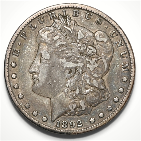 1892 Morgan Silver Dollar - New Orleans Mint (O)