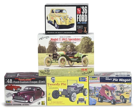 Revell + Model Cars (5) Pieces