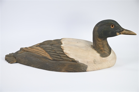 Antique Unfinished Decoy Duck