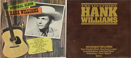 Hank Williams - 2 Albums:The Legendary, Memorial Album