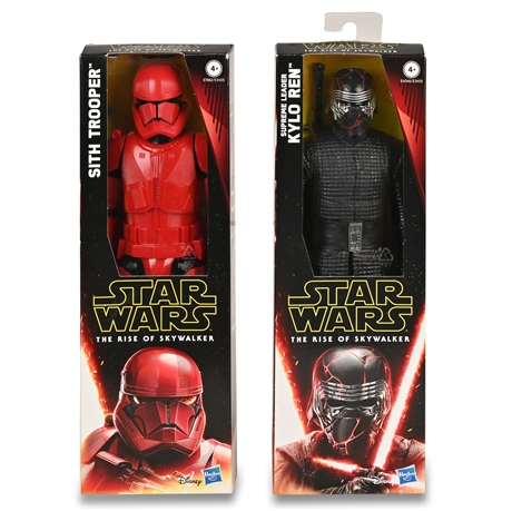 Star Wars: Sith Trooper & Kylo Ren the Rise of Skywalker Action Figures