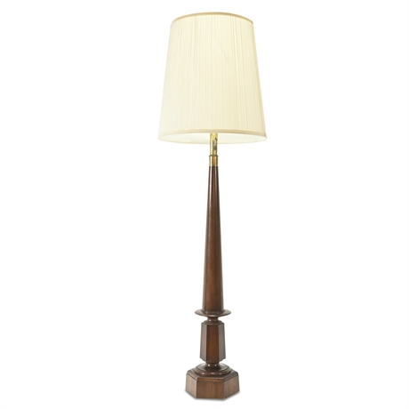 4.5' Wood Column Lamp
