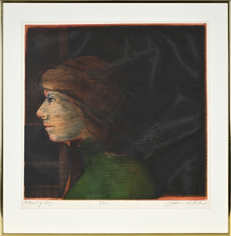 James R. Ochs “Portrait of Gay” Limited Edition Intaglio — 2/30
