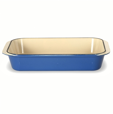 Le Creuset Enamel Cast Iron Rectangular Baking Dish - 40cm, Blue