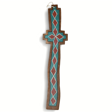 Hopi Painted Cross
