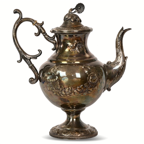 Antique Winthrop 11.5" Floral Teapot