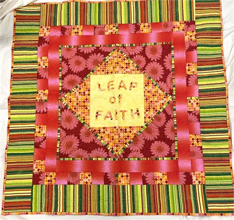 Leap of Faith Handmade Quilt