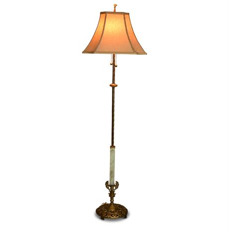 Antique Art Nouveau Floor Lamp