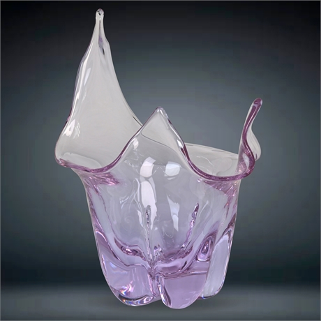 Vintage Alexandrite Glass Vase