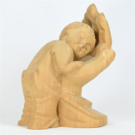 Carved Wood Sculpture by Arthur Court Designs