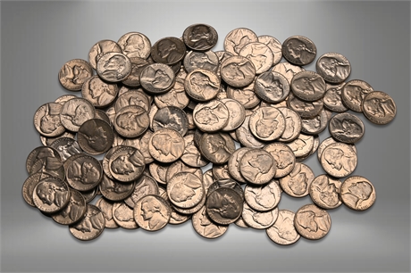 (140) 1960's & 1970's Jefferson Nickels