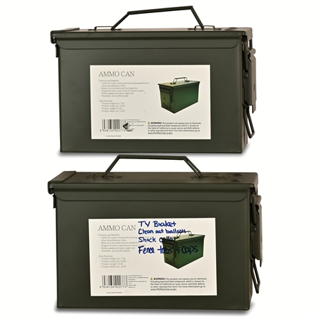 Pair Ammo Cans