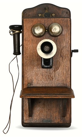 Century Wooden Wall Telephone, Early 1900s