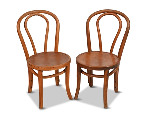 Antique Child's Bentwood Chairs