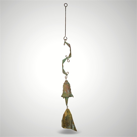 Paolo Soleri Bronze Wind Bell – Cosanti Originals, Hanging Sculpture
