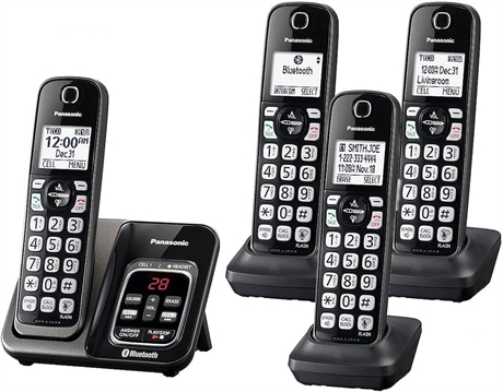Panasonic Link2Cell Cordless Bluetooth Landline Phone