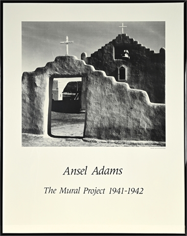 Ansel Adams Poster – The Mural Project 1941–1942, 28" x 22"