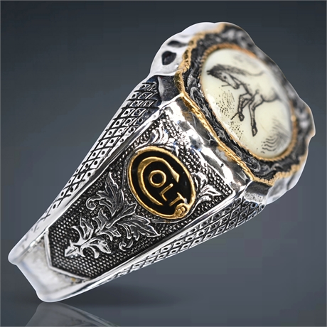 Sterling Colt Ring