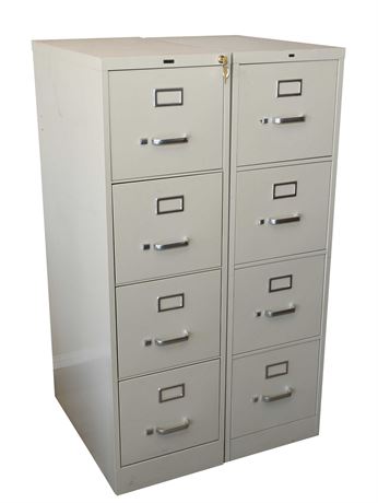 Hirsh and Hon Metal File Cabinets