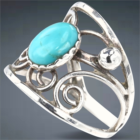 Turquoise & Sterling Ring