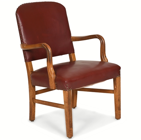 Vintage Banker's Chair by Gunlocke Co