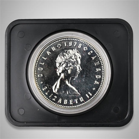 1978 Canada Silver Dollar – Commonwealth Games – Elizabeth II