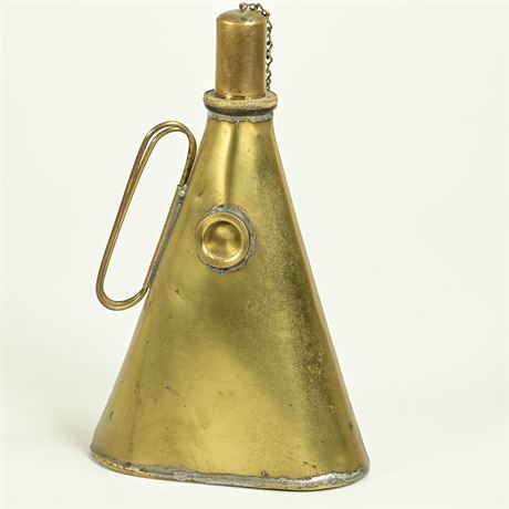Antique Brass Lamp, Kerosene or Oil