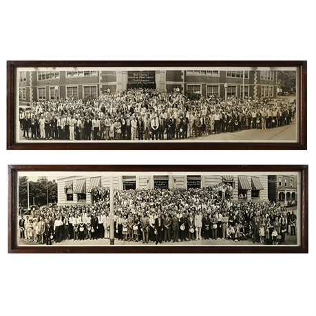 Pair of 1938–1939 West Virginia Industrial Union Council Panoramic Convention