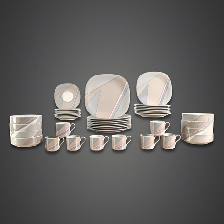 Mikasa "Axis" CE908 Postmodern Dinnerware — 40-Pc Service for 8