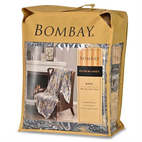 Bombay King Plush Blanket