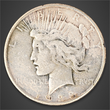 1923-S Peace Silver Dollar – San Francisco Mint – .900 Silver