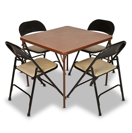 Vintage Samsonite Folding Chairs & Table