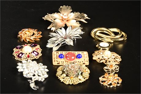 Collection of Vintage Brooches