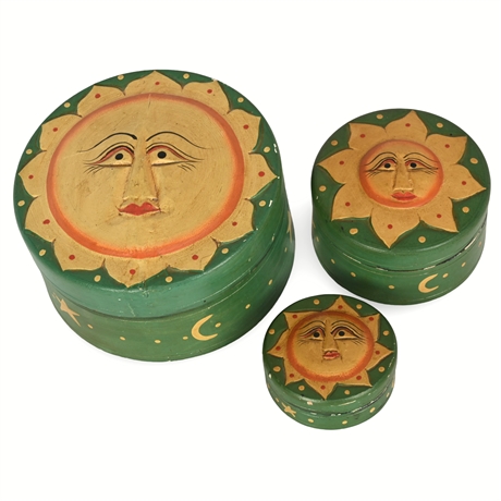 Mexican Sun Nesting Boxes – Folk Art