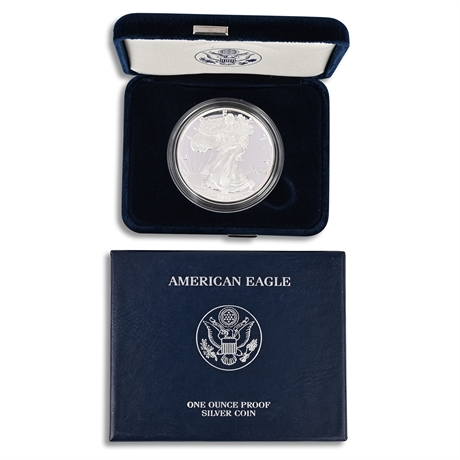 2010 American Silver Eagle Proof – West Point Mint – .999 Fine Silver